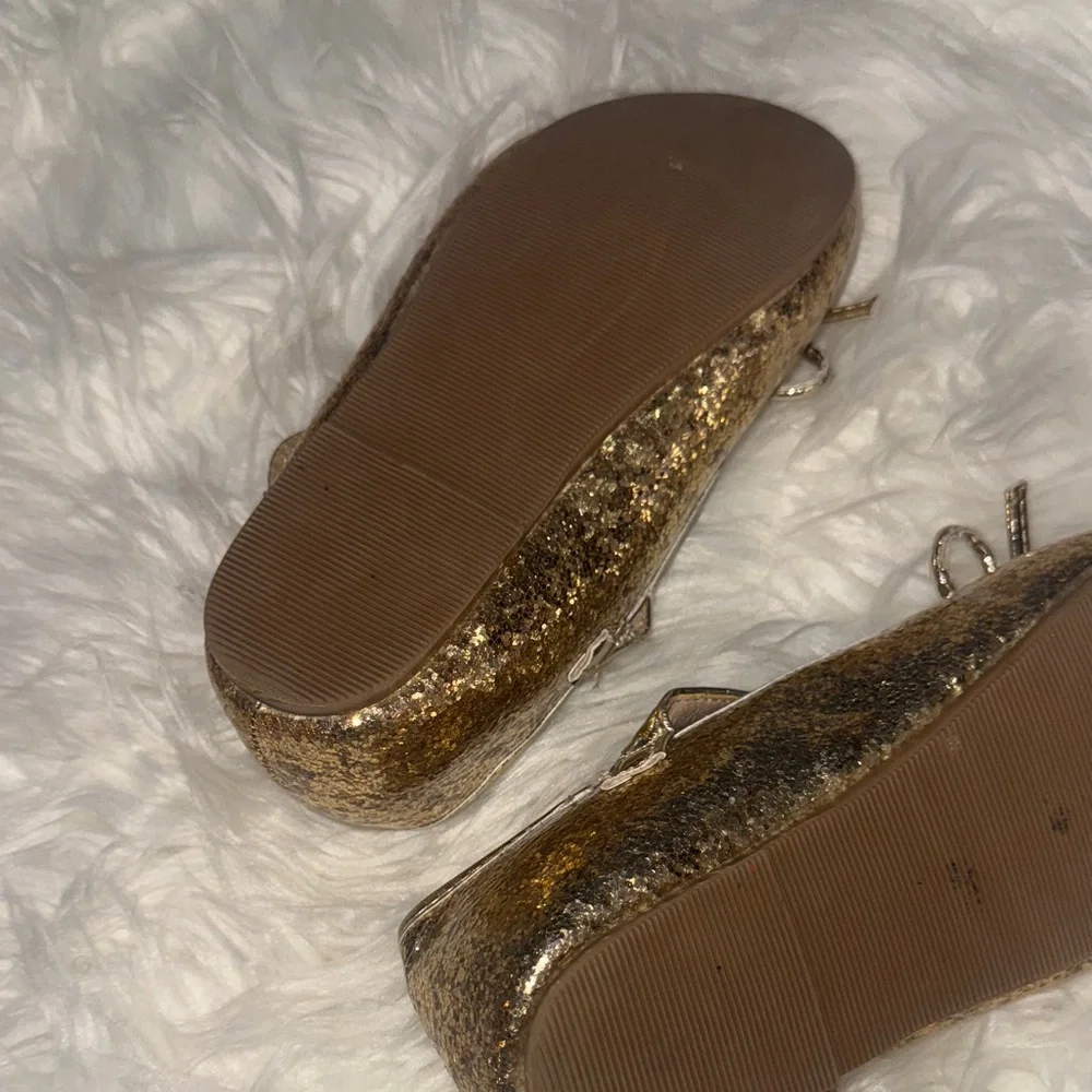 Gold Kids Shoes